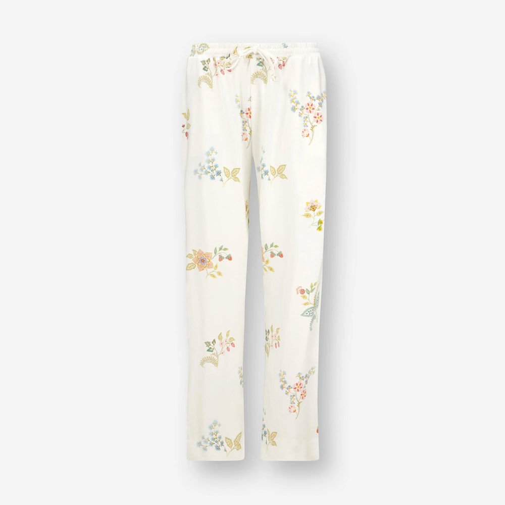 Beyaz Viscose Pantolon Belin Collection by Pip Studio Medium