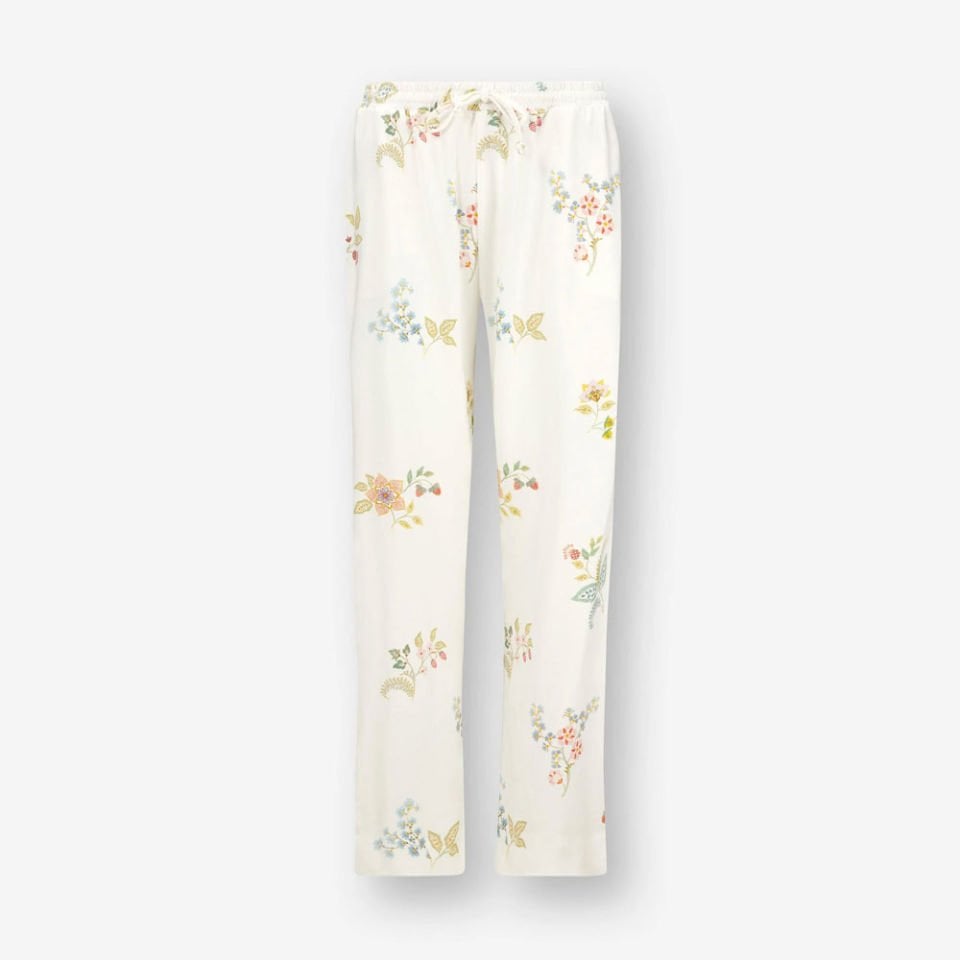 Beyaz Viscose Pantolon Belin Collection by Pip Studio Medium
