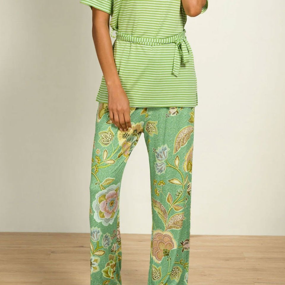 Yeşil Viscose Pantolon Belin Collection by Pip Studio Medium