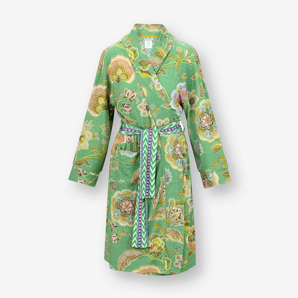 Yeşil Viscose Kimono Nisha Collection by Pip Studio Medium