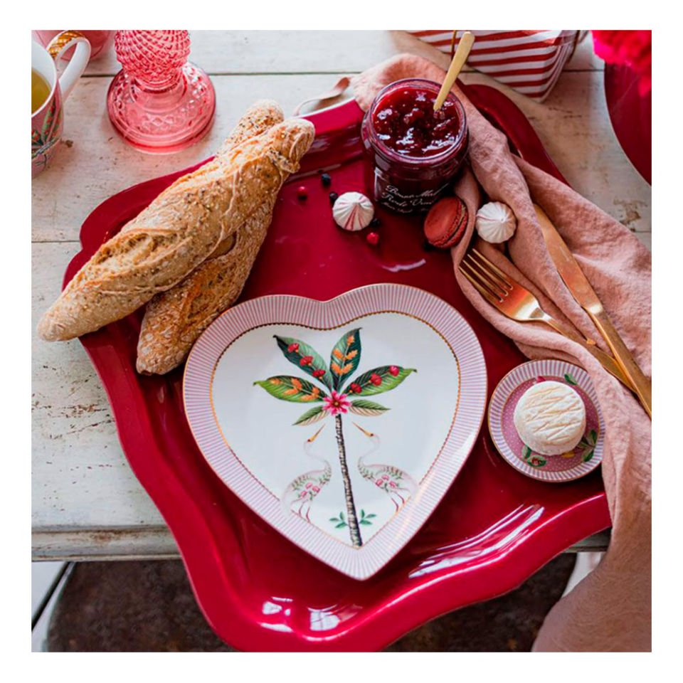 2'Li Pembe Porselen Kalpli Tabak 21,5 Cm La Majorelle Collection by Pip Studio