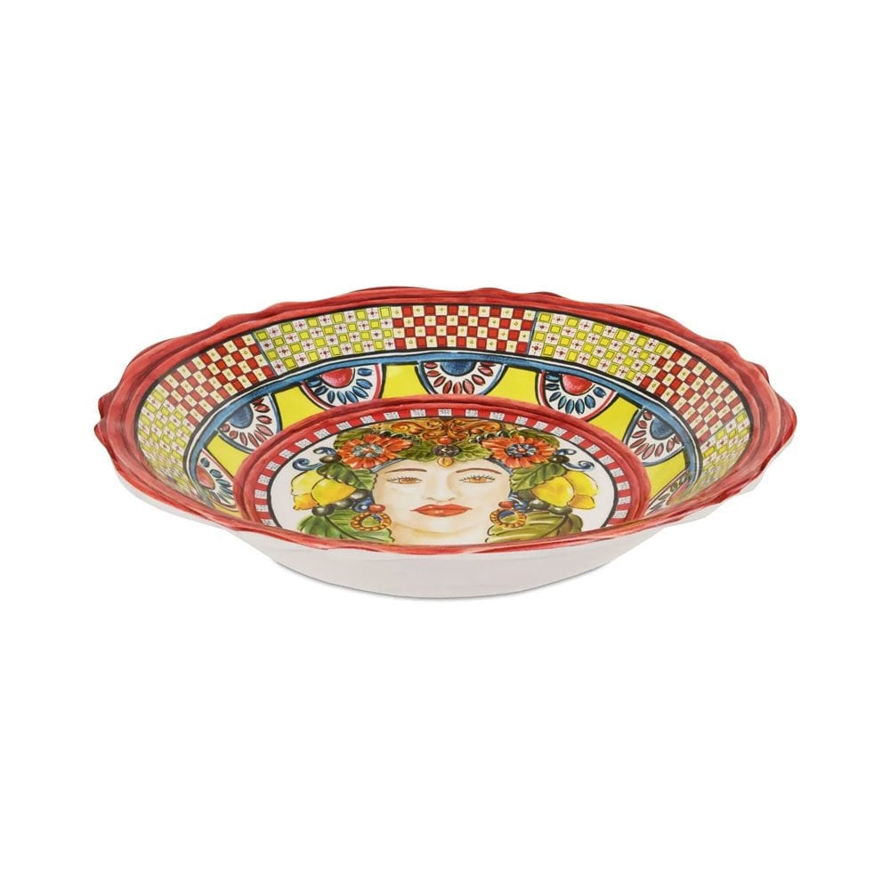 Baci Milano Sicily Salata Kasesi 35,5 cm Turuncu