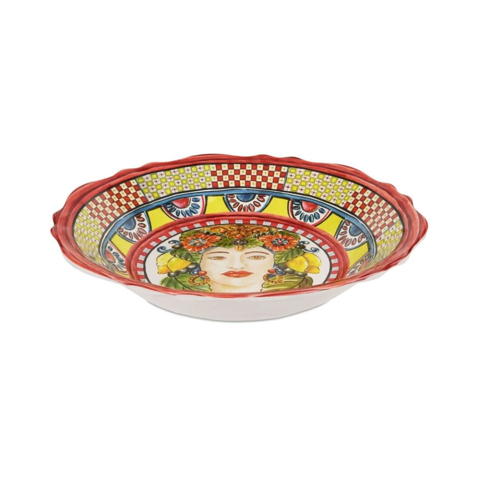 Baci Milano Sicily Salata Kasesi 35,5 cm Turuncu