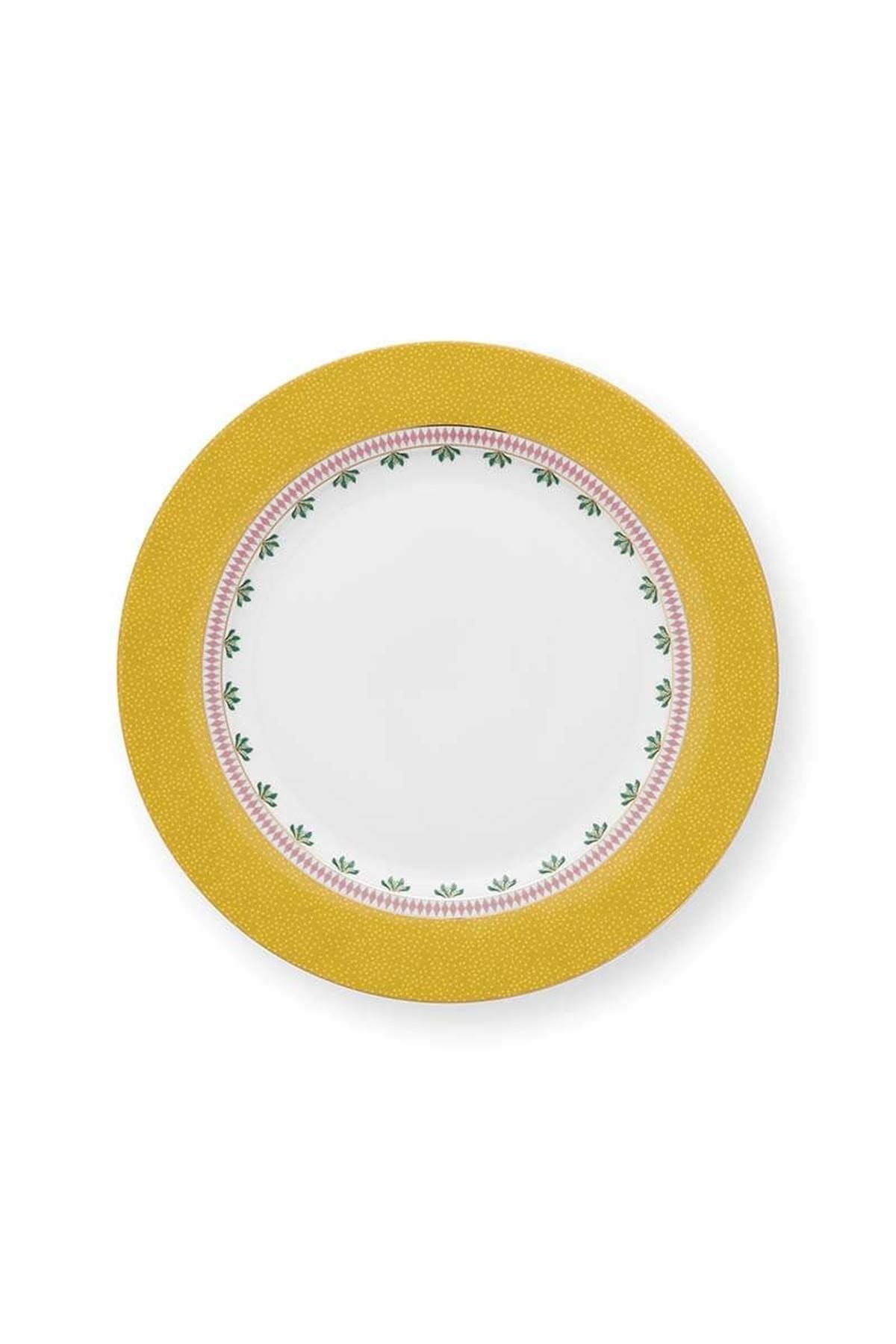 Sarı Porselen Yemek Tabağı 26,5 Cm La Majorelle Collection by Pip Studio