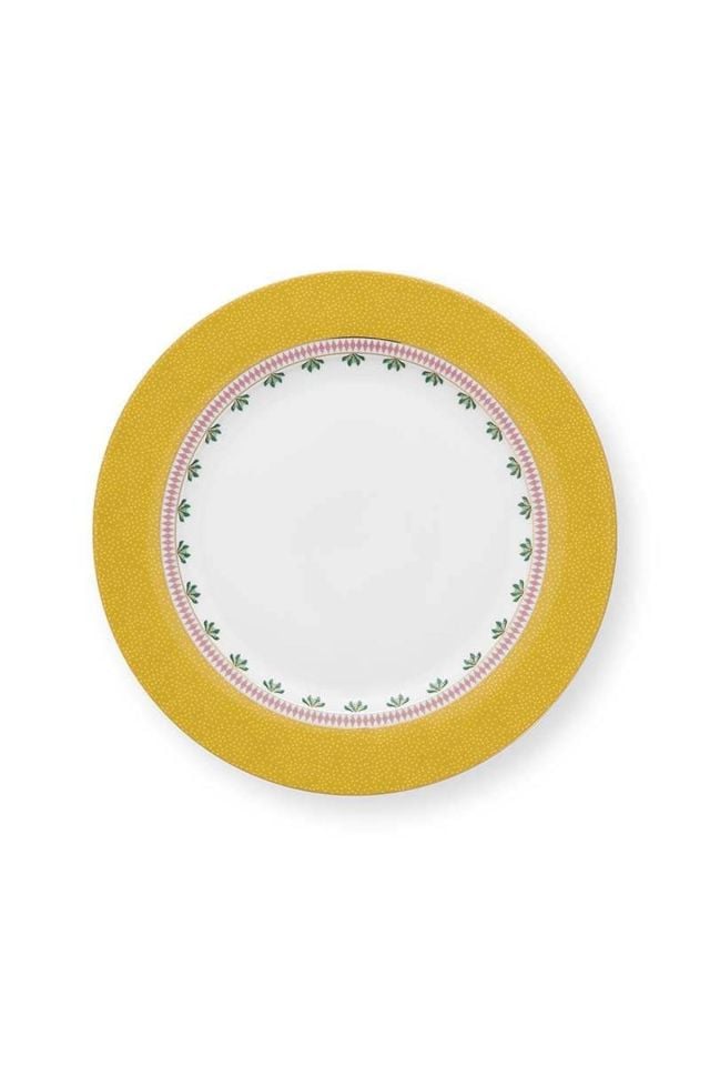 Sarı Porselen Yemek Tabağı 26,5 Cm La Majorelle Collection by Pip Studio
