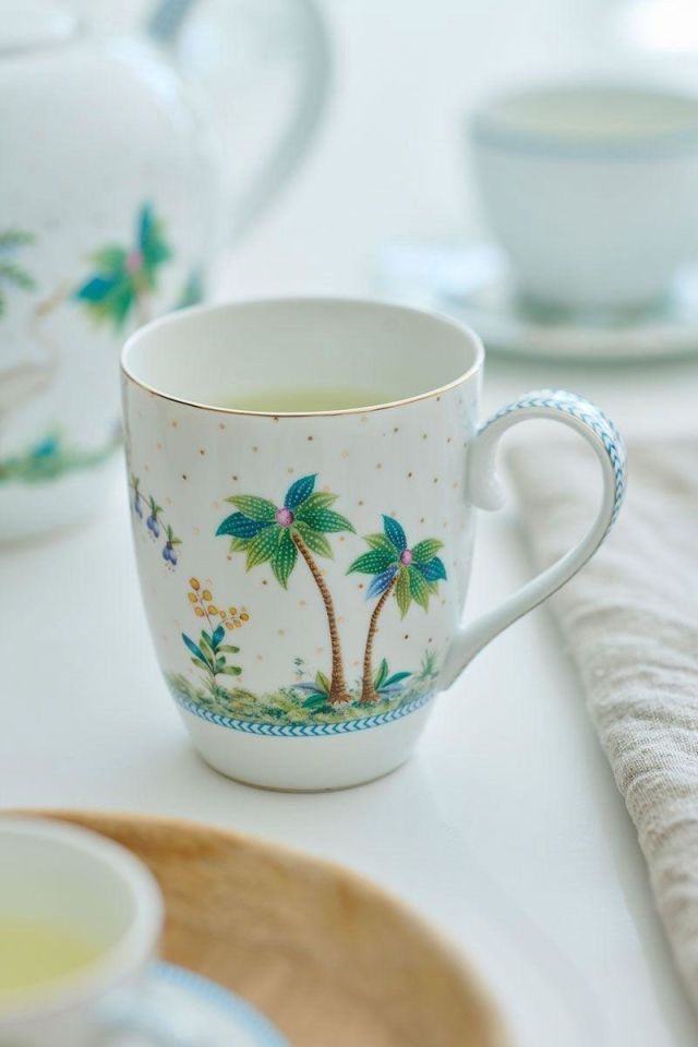 Beyaz Porselen Kupa Seti 350 Ml Jolie Collection by Pip Studio