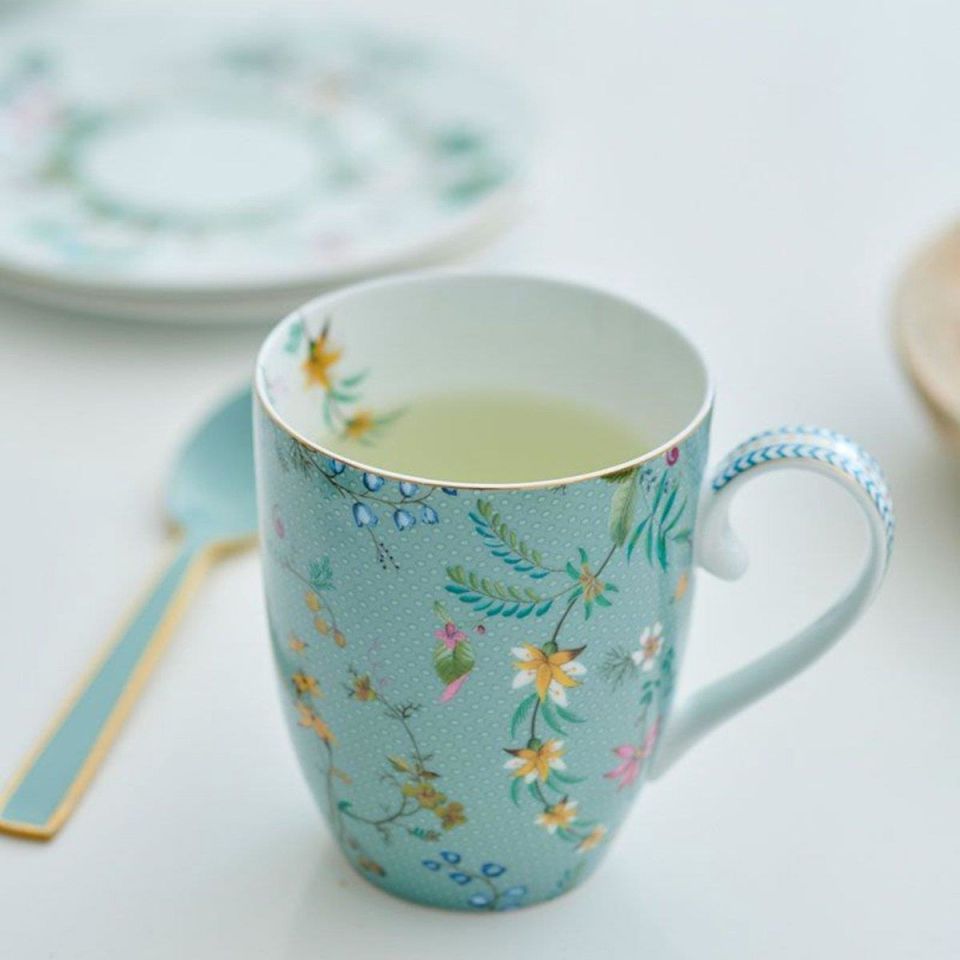 Mavi Porselen Kupa Seti 350 Ml Jolie Collection by Pip Studio