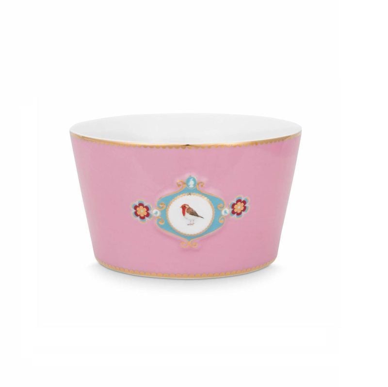 Pembe Porselen Kase 15 Cm Love Birds Collection by Pip Studio