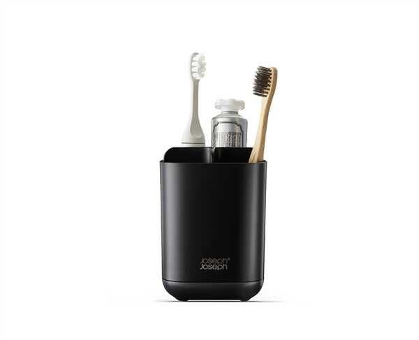 JJ_Easy Store_Toothbrush_Caddy_(70598) Dişfırçalık Siyah