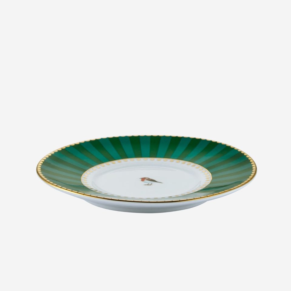 Yeşil Porselen Kahve Fincanı 125 Ml Love Birds Collection by Pip Studio