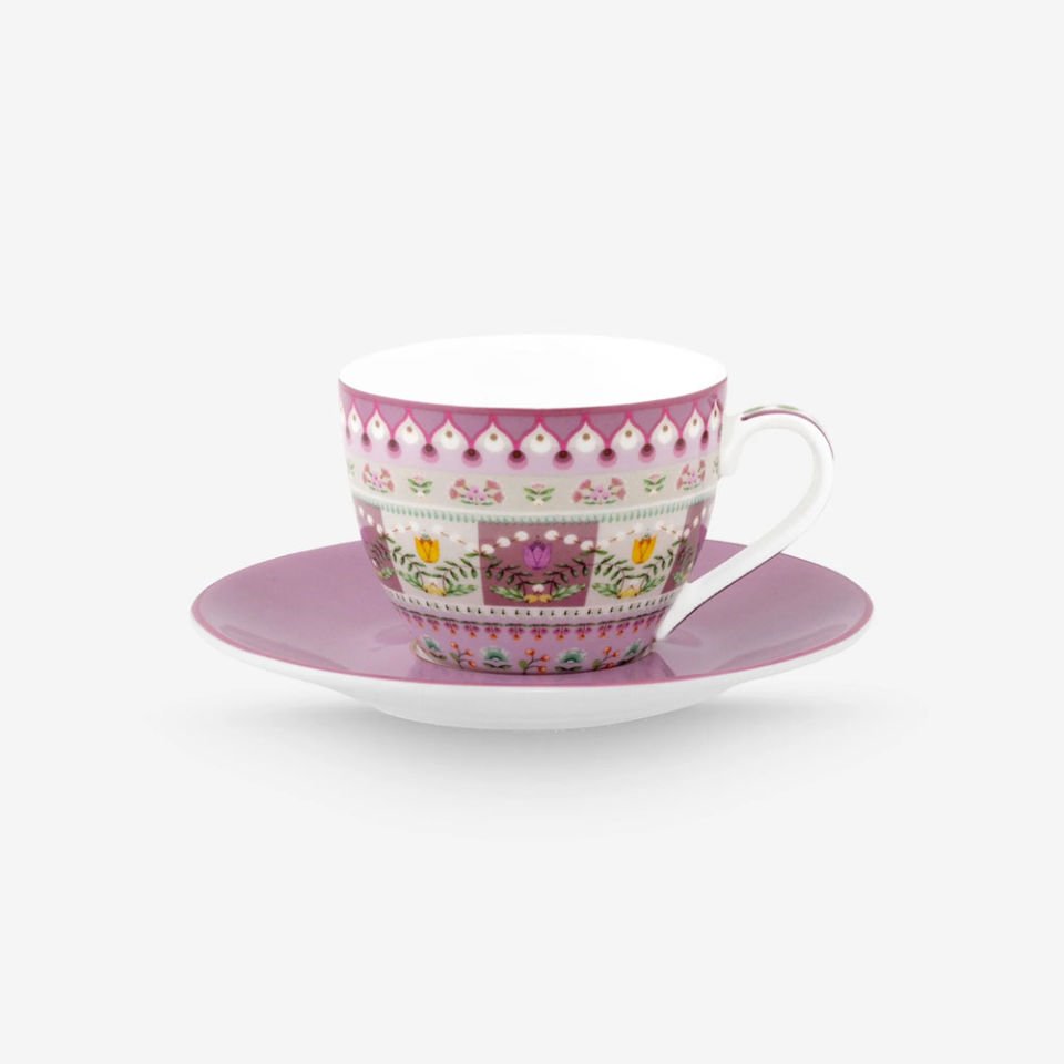 Mor Porselen Kahve Fincanı 120 Ml Lily & Lotus Collection by Pip Studio