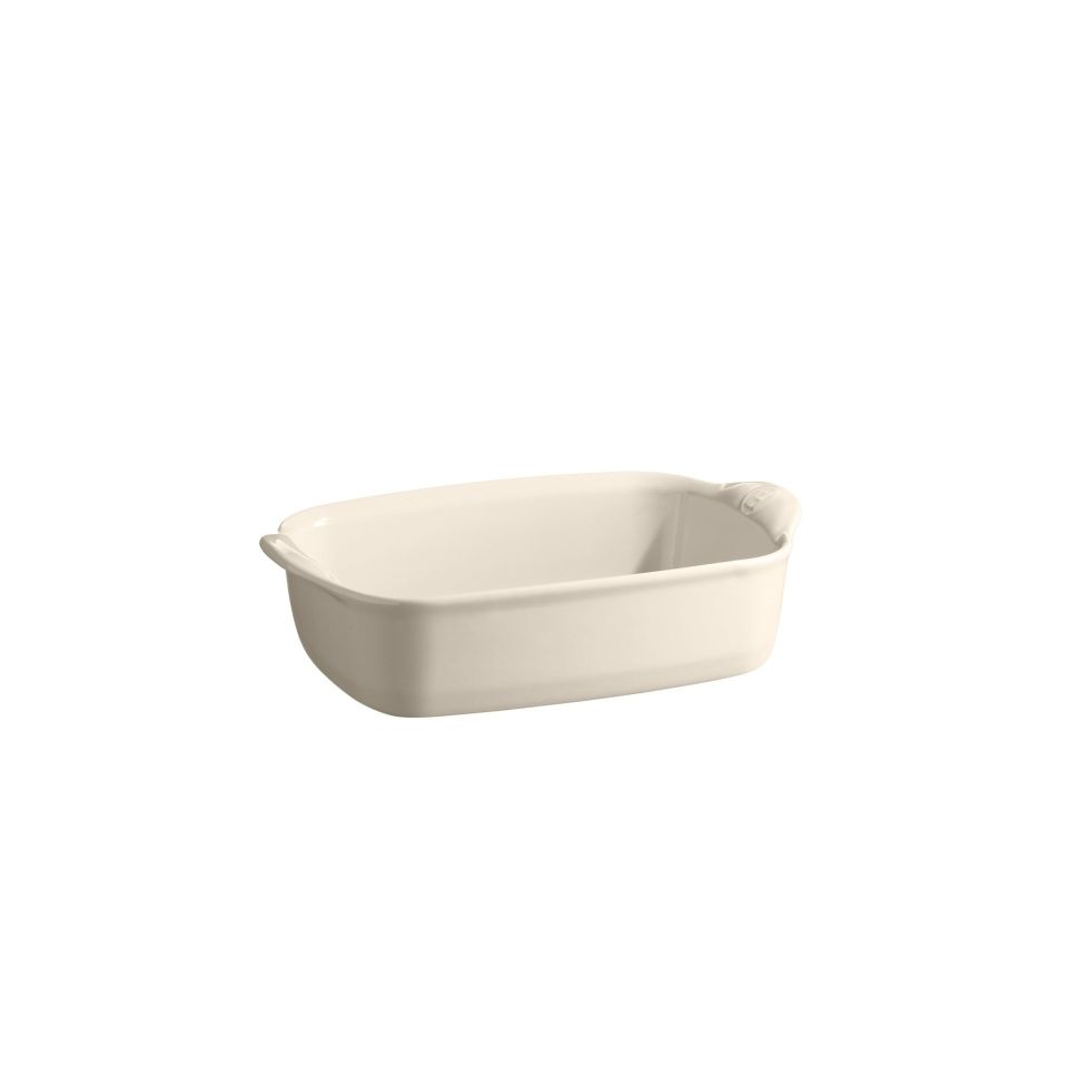 Emile Henry Fırın Kabı Dikdörtgen 22 x 14 cm(EH029649) EKRU