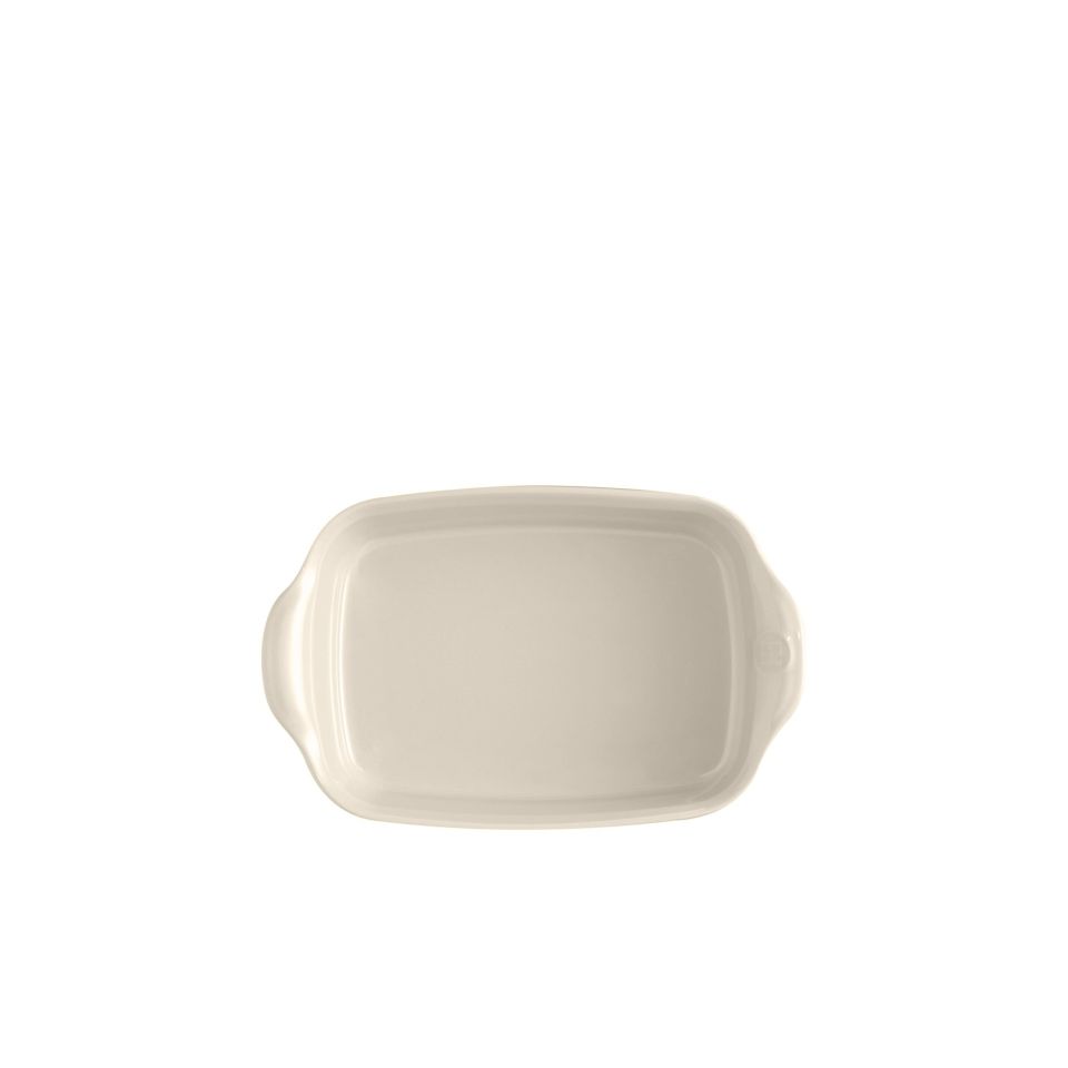 Emile Henry Fırın Kabı Dikdörtgen 22 x 14 cm(EH029649) EKRU