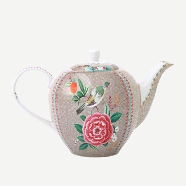 Haki Porselen Demlik 1600 Ml Blushing Birds Collection by Pip Studio