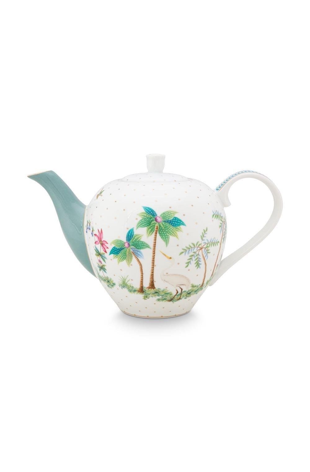Beyaz Porselen Demlik 750 Ml Jolie Collection by Pip Studio