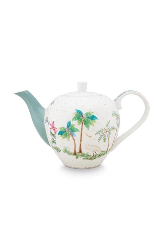 Beyaz Porselen Demlik 750 Ml Jolie Collection by Pip Studio