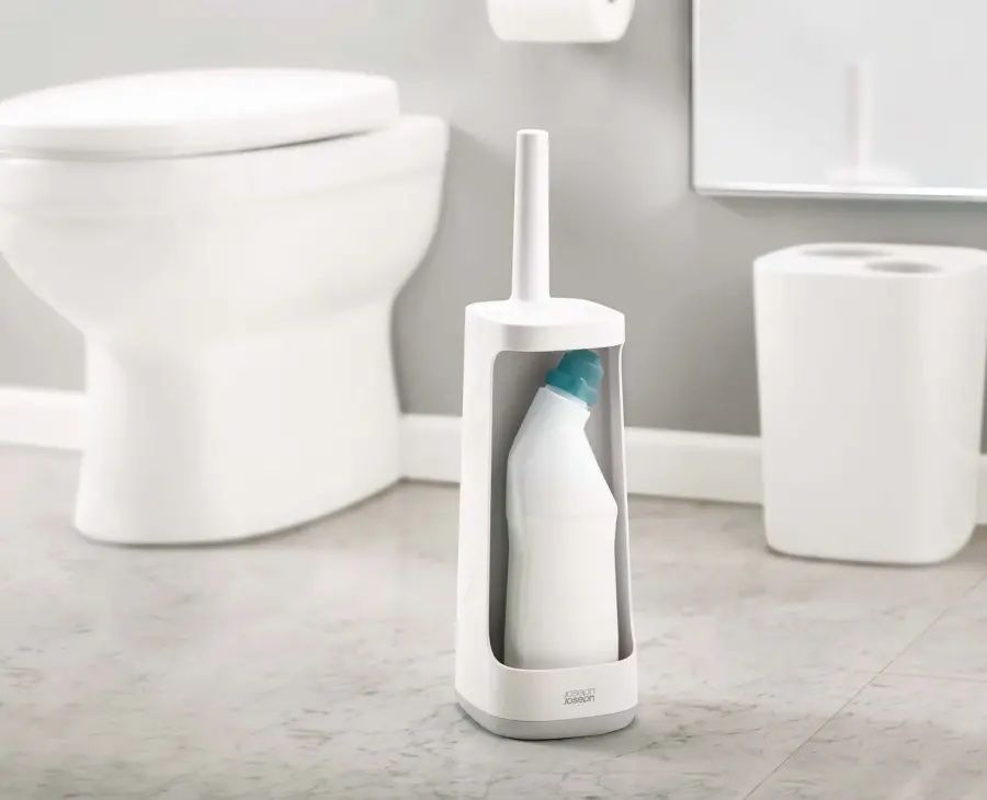 Joseph Joseph 70516 Flex Plus Açık Gri Tuvalet Fırçası ve Saklama Kutulu