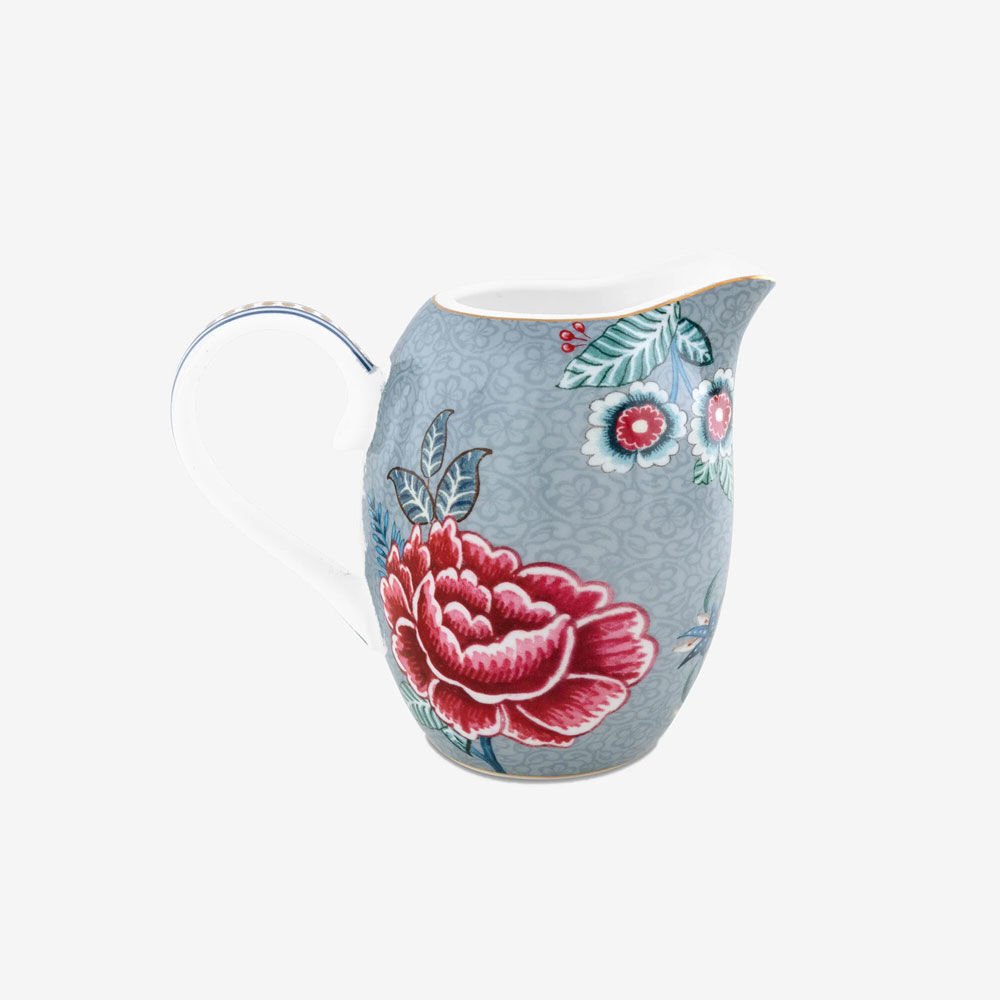 Mavi Porselen Sütlük 250 Ml Flower Festival Collection by Pip Studio