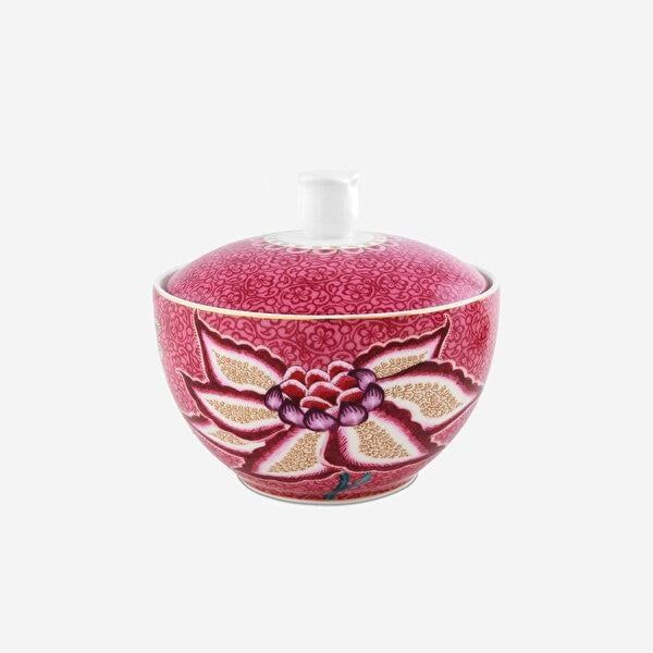 Kırmızı Porselen Şekerlik 300 Ml Flower Festival Collection by Pip Studio