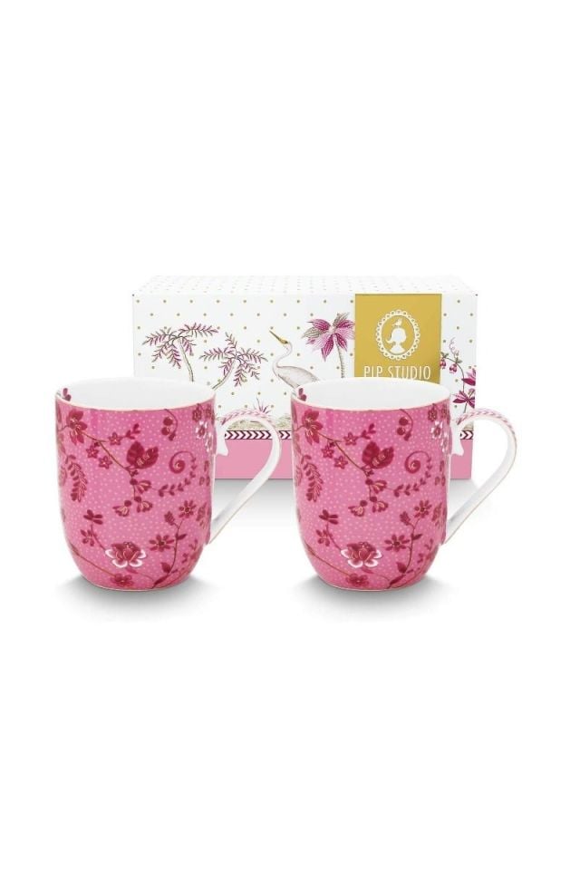 Pembe Porselen Kupa Seti 145 Ml Jolie Collection by Pip Studio