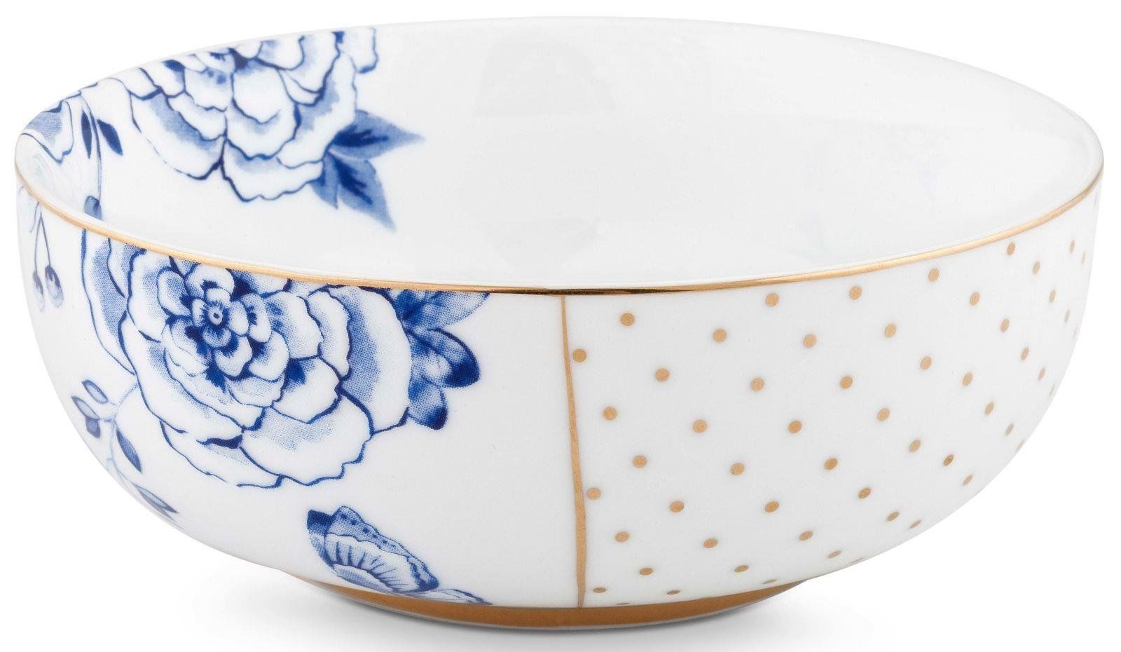 Mavi Beyaz Porselen Kase 12,5 Cm Royal White Collection by Pip Studio