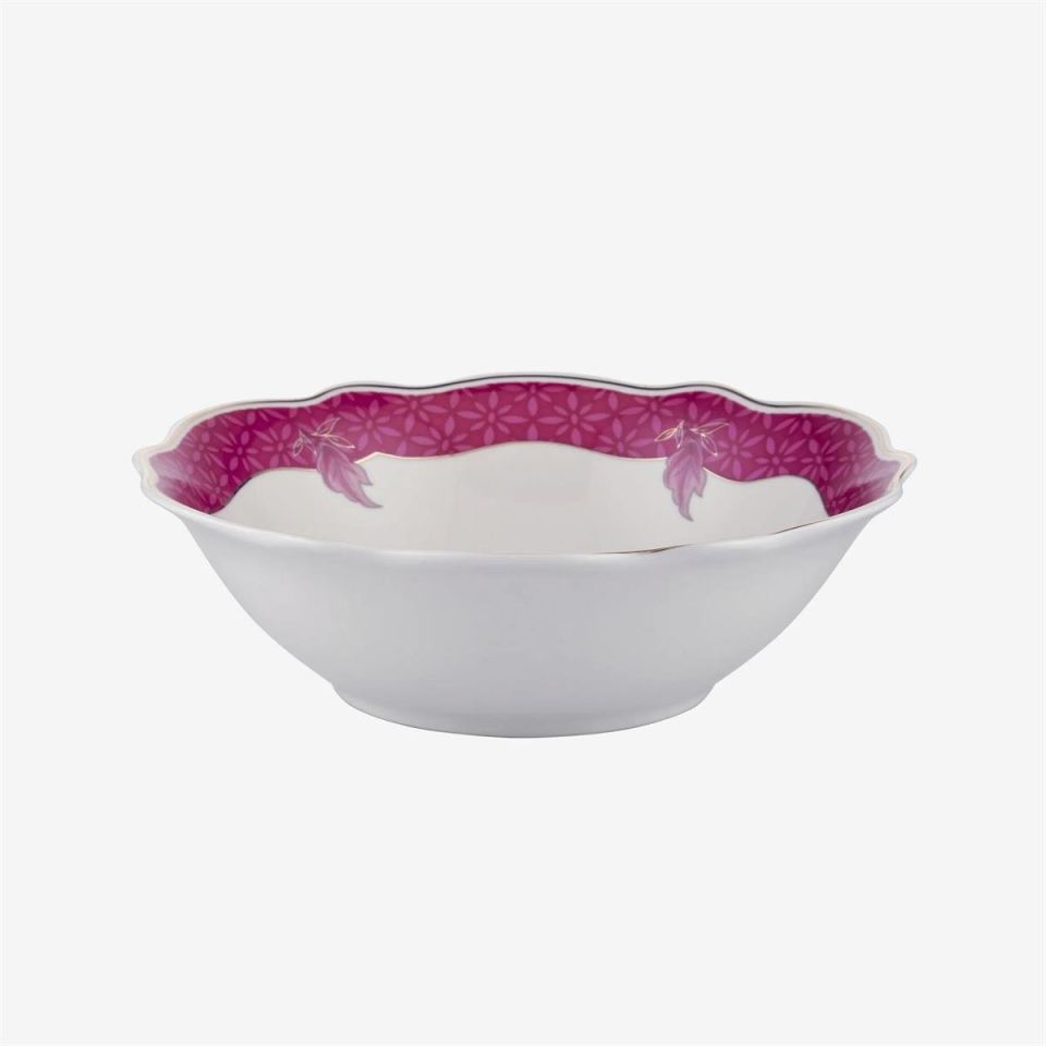 Pembe Porselen Yemek Takımı 24 Parça Allure Collection by Chiara Alessi