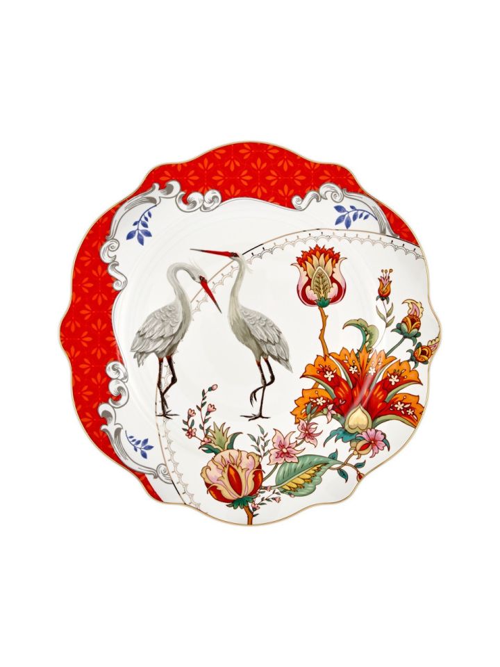 Kırmızı Porselen Yemek Takımı 24 Parça Allure Collection by Chiara Alessi