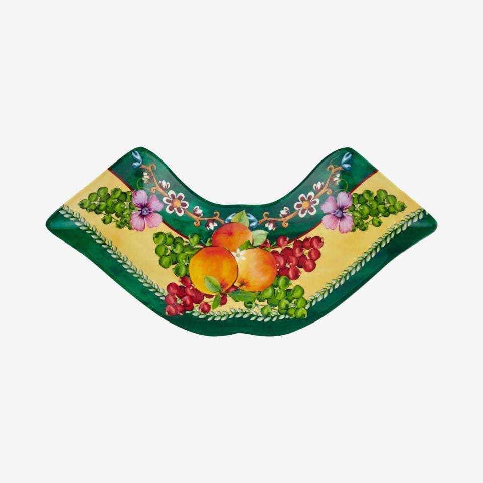 Yeşil Melamin Meze Tabağı 7 Parça Carpe Diem Collection by Chiara Alessi