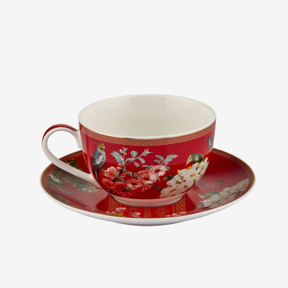 Mix Porselen Çay Fincan Seti 200 Ml Magic Garden Collection by Chiara Alessi