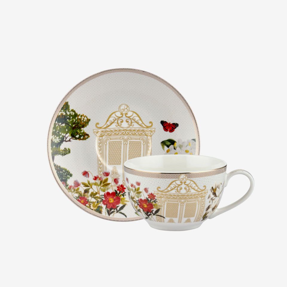 Mix Porselen Çay Fincan Seti 200 Ml Magic Garden Collection by Chiara Alessi