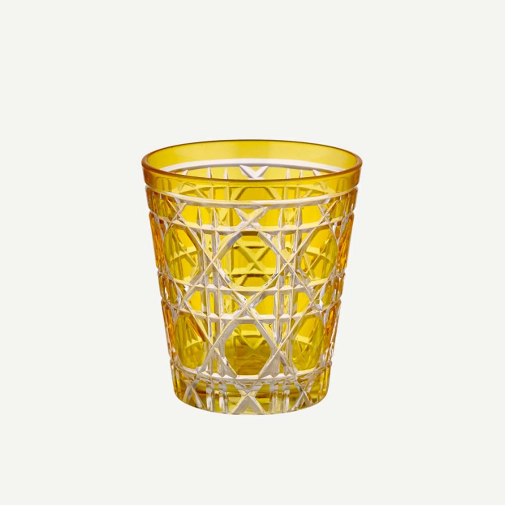Sarı Cam Su Bardağı 345 Ml Gloria Collection by Chiara Alessi