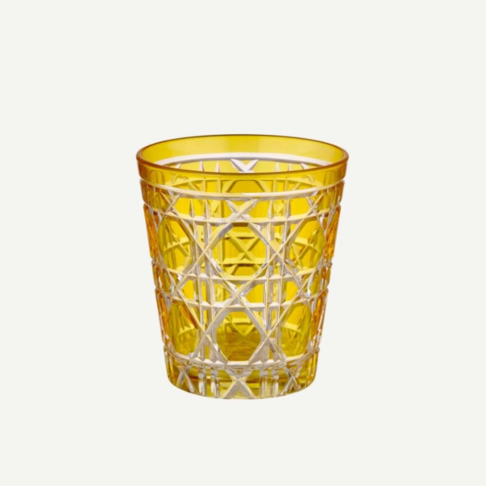 Sarı Cam Su Bardağı 345 Ml Gloria Collection by Chiara Alessi
