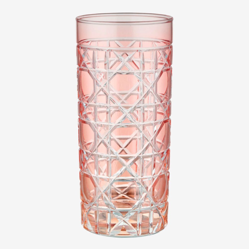 Gül Kurusu Cam Su Bardağı 485 Ml Gloria Collection by Chiara Alessi