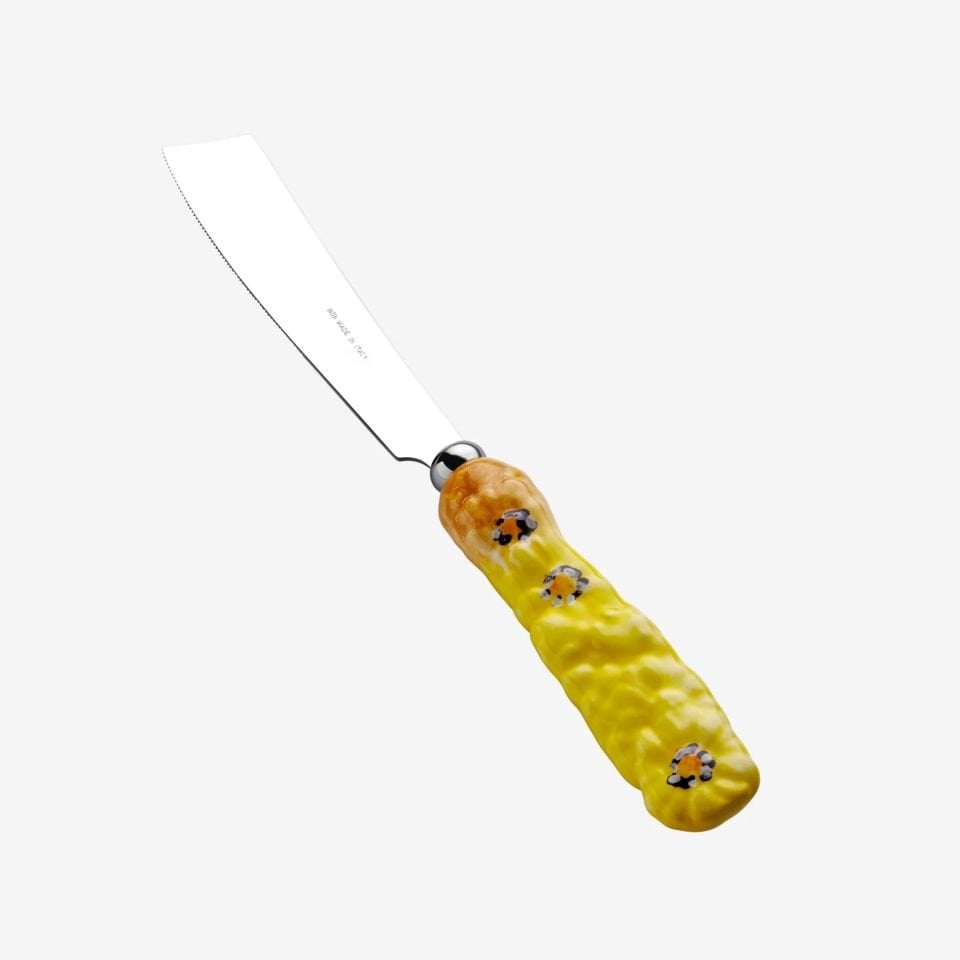 Sarı Seramik Kek Bıçağı Camomilla Collection by Edelweiss Italy