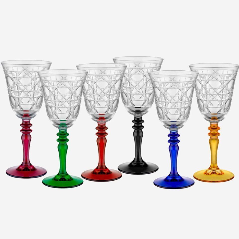 Mor Cam Kadeh 270 Ml Gloria Collection by Chiara Alessi