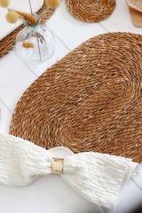 30 X 44 OVAL  DOĞAL HASIR SUPLA AMERİKAN SERVİS