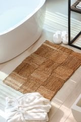 60x90 CM ORJİNAL JUTE DİKDÖRTGEN BANYO VE EV PASPAS,HALI,KİLİM