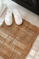 60x90 CM ORJİNAL JUTE DİKDÖRTGEN BANYO VE EV PASPAS,HALI,KİLİM