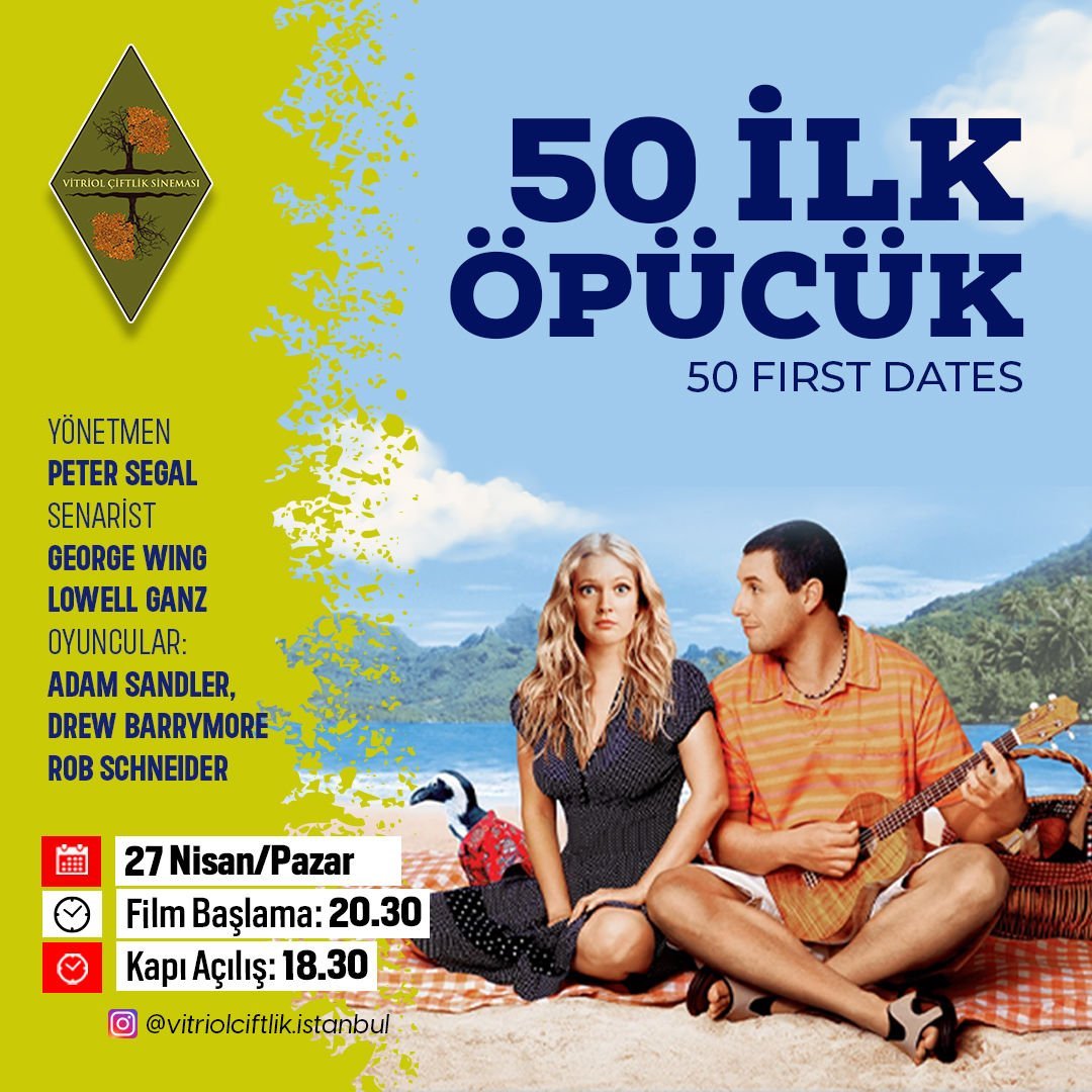 50 İlk Öpücük (Etkinlik 27 Nisan Pazar)