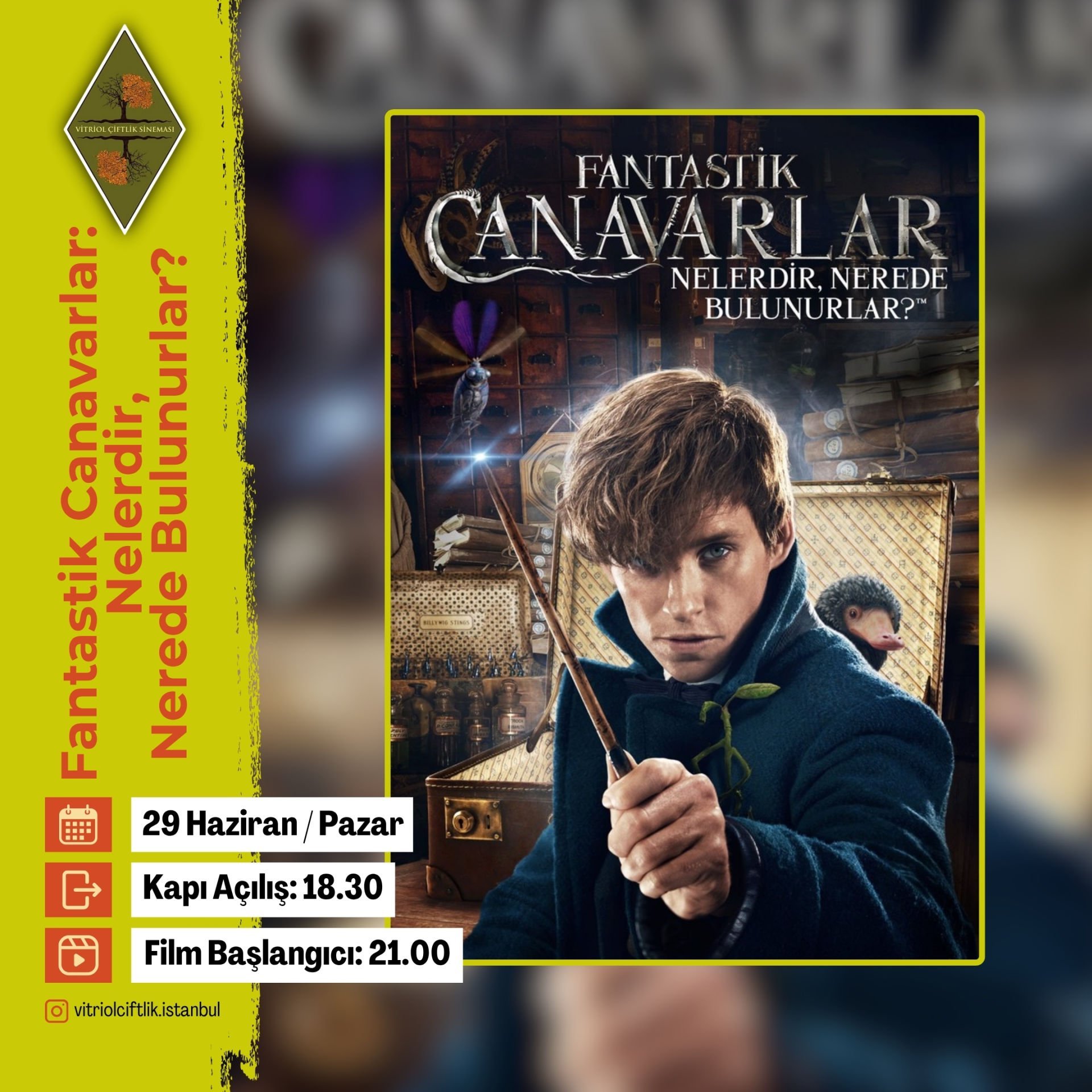 Fantastik Canavarlar Nelerdir, Nerede Bulunurlar? (29 Haziran Pazar)