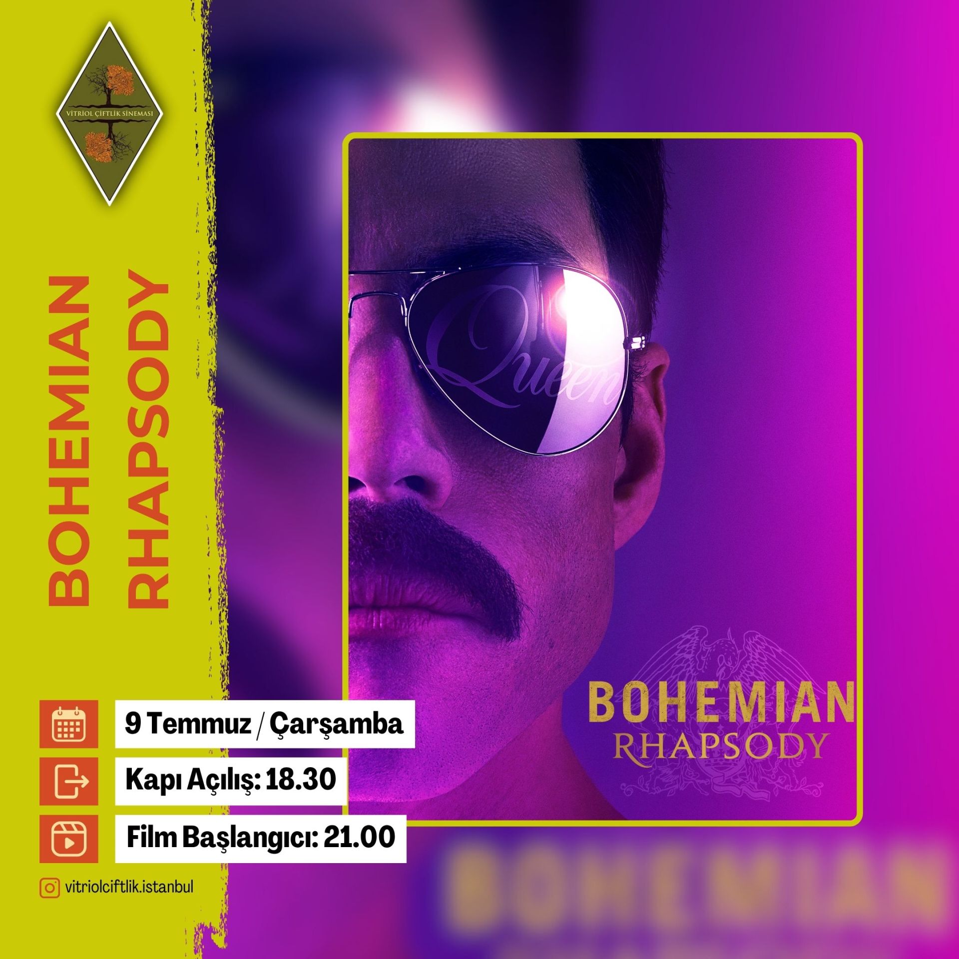 Bohemain Rhapsody (Etkinlik 9 Temmuz   Çarşamba ) ŞEZLONG