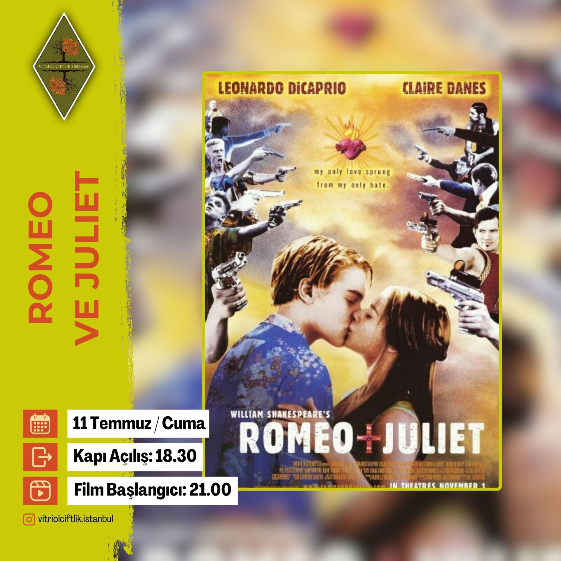 Romeo ve juliet (Etkinlik 11 Temmuz  Cuma)