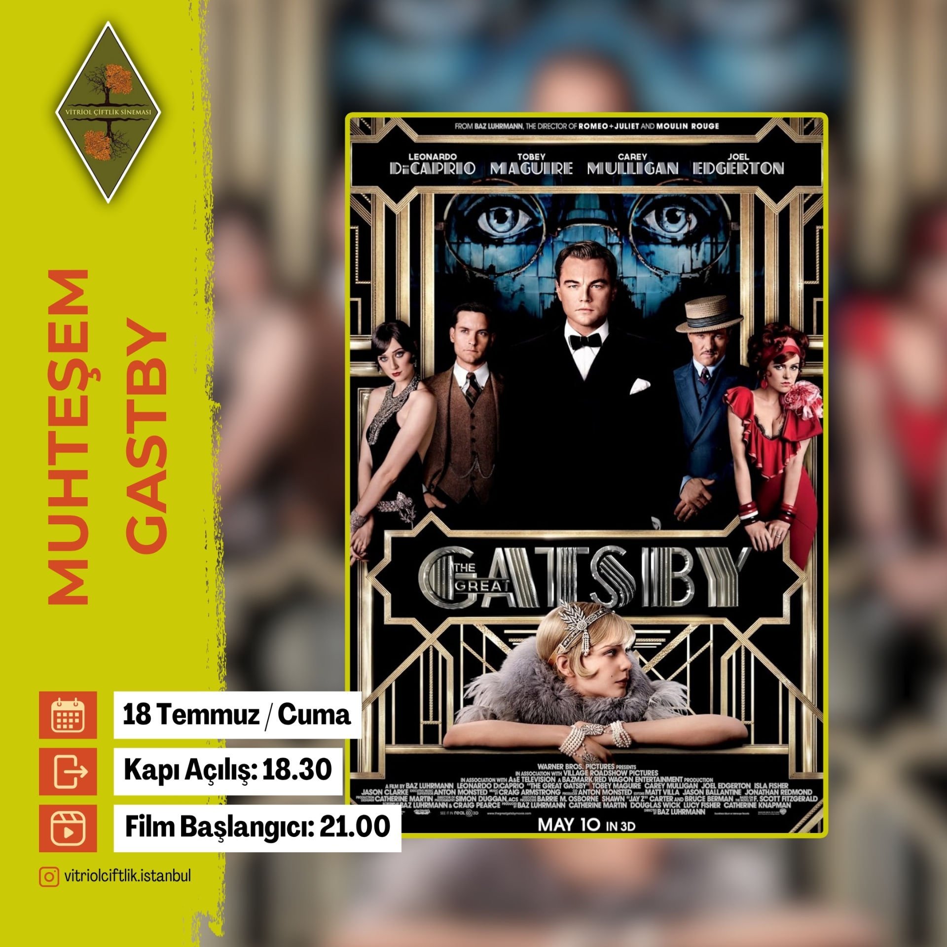 18 Temmuz Muhteşem Gatsby (Etkinlik)