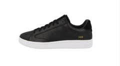 K-Swiss LOZAN  KLUB LTH~BLACK/BLACK/WHITE Erkek Tenis Ayakkabısı