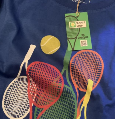Tenis Tshirt Blue Rainbow Tennis