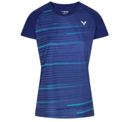 VICTOR T-Shirt T-34100 B MAVİ KADIN TİŞÖRT