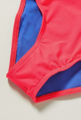 AWT KIDS GIRL ONE PIECE 1-2NEON BLUE-FLUO RED