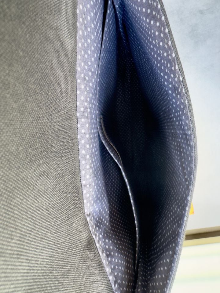 Antrasit Bisiklet Nakışlı Sırt Çantası