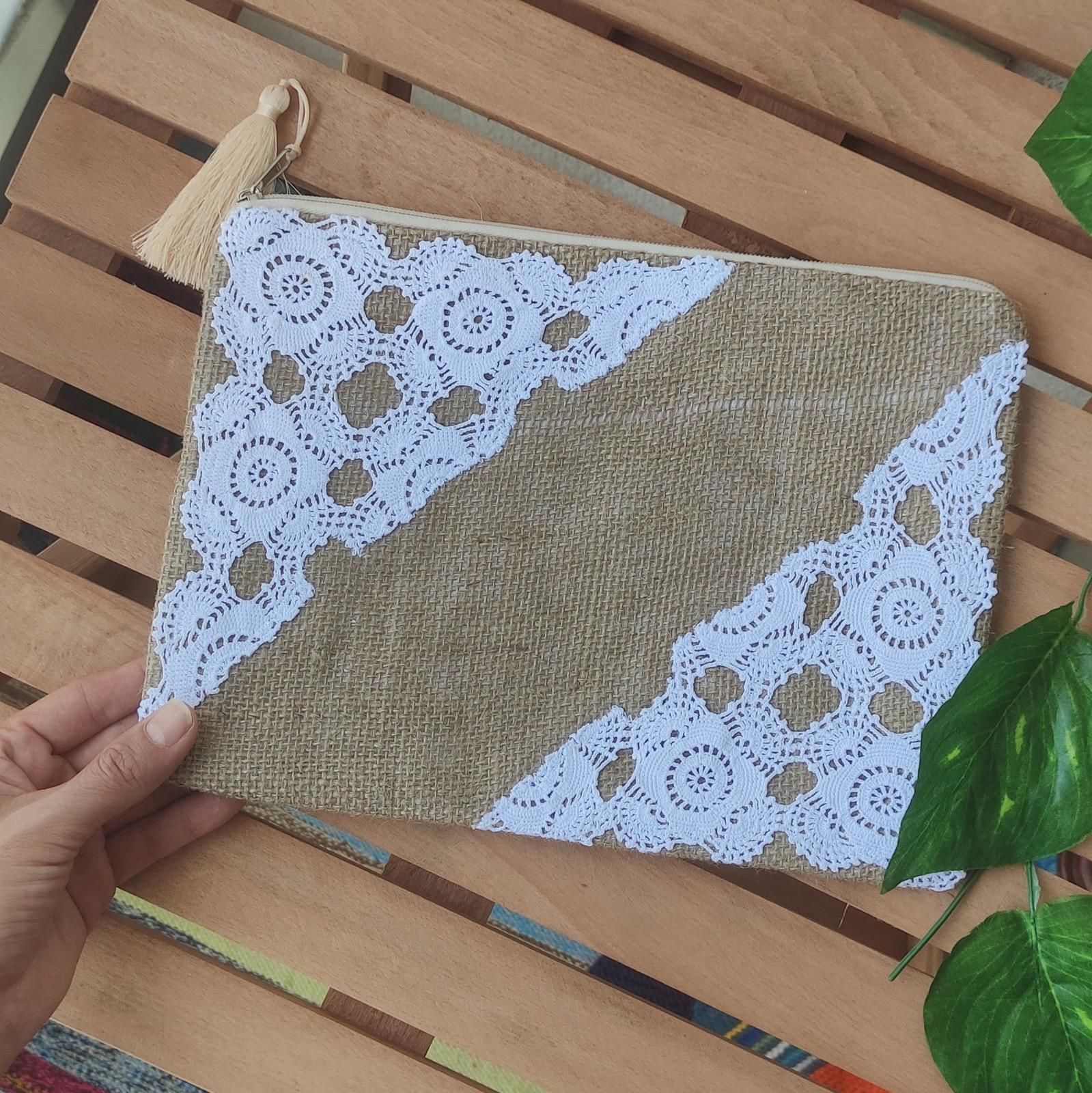 Jüt Portföt Çanta