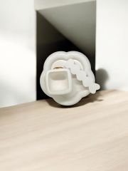 Sevgililer Günü Temalı kalpli kutu, sıralı kalp obje ve tabak set